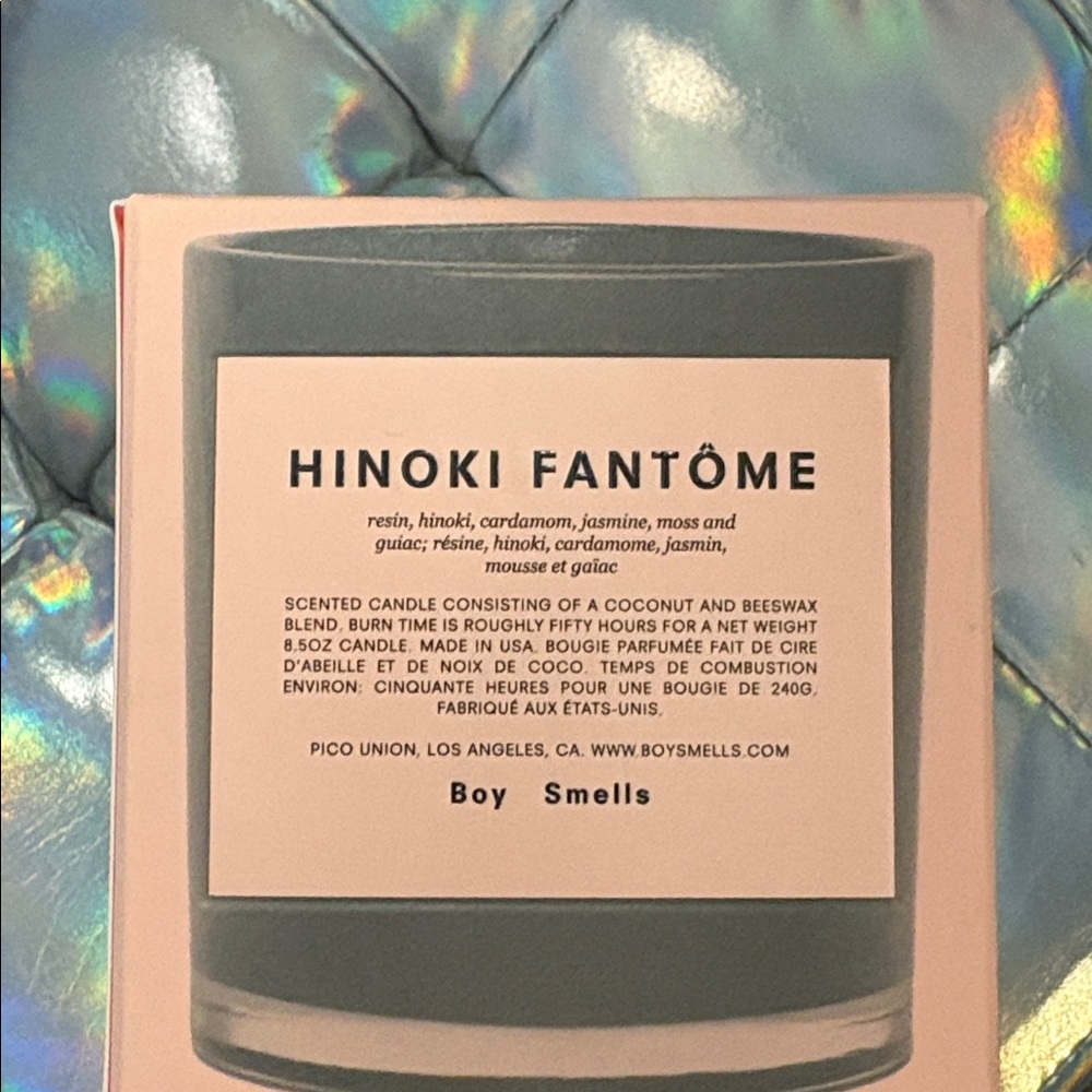 NEW in box Boy Smells Hinoki Fantôme Scented Candle✨ - Picture 5 of 7